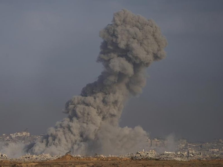 The deaths in Gaza have taken to 71 the number of Palestinians killed by Israel in the past 24 hours (AP PHOTO)