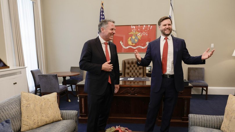 Deputy Prime Minister Richard Marles met with several high level US officials, including Vice President JD Vance. Picture: Handout / Deputy Prime Minister’s Office