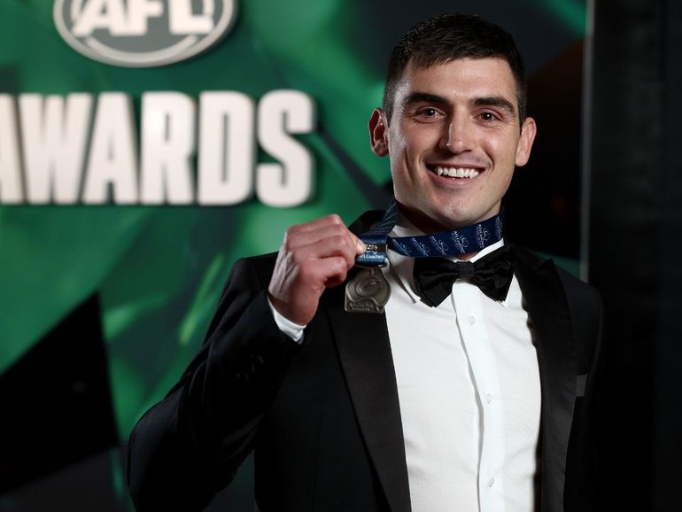 Shaun Mannagh has won the AFLCA Best Young Player Award. 