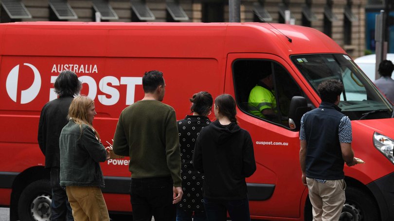 Australia Post delivered a staggering amount of parcels over the Christmas period, leading to a small profit for the business.