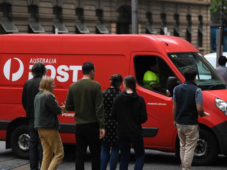 Australia Post delivered a staggering amount of parcels over the Christmas period, leading to a small profit for the business.