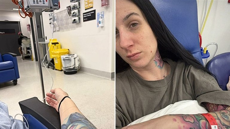 Melanie Tracey-Bower was in agony waiting for treatment.