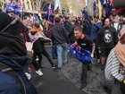 Protestors and police clashed at rallies on the weekend.