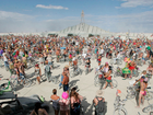A Woman attending Burning Man festival in the US has given birth to her first child at the festival.