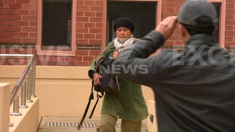 7NEWS exclusive pictures show Dezi Freeman’s wife Mali turning up to Wangaratta Court
Picture: 7NEWS