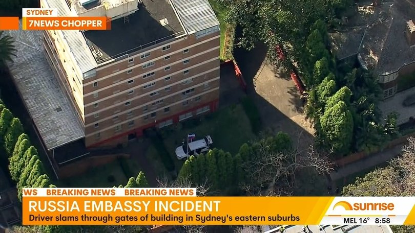 Police were called to the consulate on Fullerton Street in Woollahra.