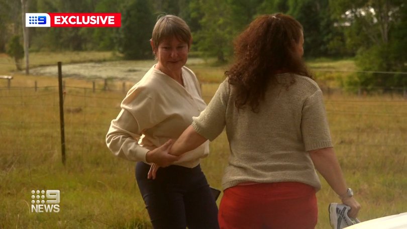 Tracy Chapman with Kathleen Folbigg on the day of Ms Folbigg’s release from prison.