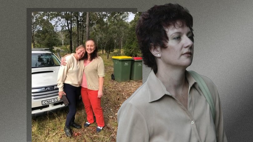 Long time supporter Tracy Chapman with Kathleen Folbigg on the day of her release and, right, Ms Folbigg before here conviction in 2003.