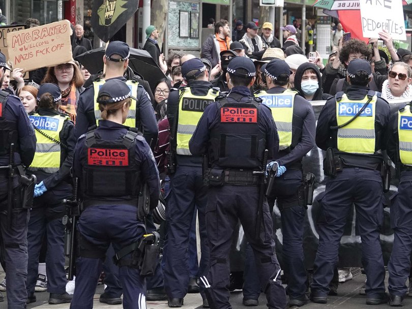 Protests took place across the country on Sunday, with about 15,000 people in Adelaide.