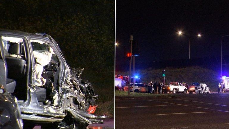A man and woman have been hospitalised after a suspected shooting and collision in Melbourne’s north.