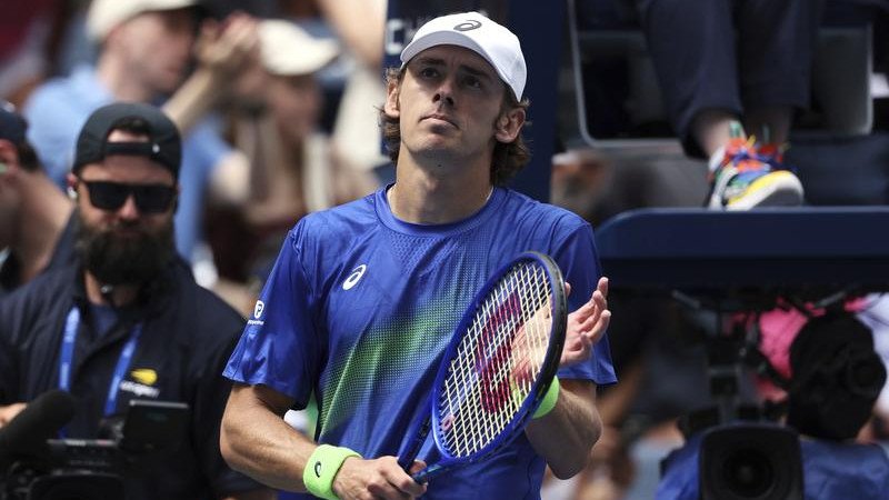 Aussie Alex de Minaur remains on track for the best grand slam result of his career.