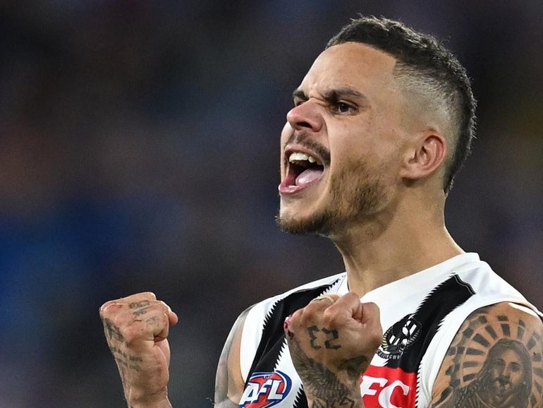 Bobby Hill is in a happier place but will miss Collingwood's qualifying final with Adelaide. (Joel Carrett/AAP PHOTOS)