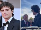 Australian actor Jacob Elordi was involved in a tense exchange on the red carpet.
