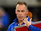 Alastair Clarkson presented to Tasmania Football Club has part of a contract obligation. 