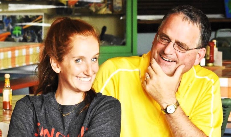 Rosie Paulik with her father, Buz Ecker.