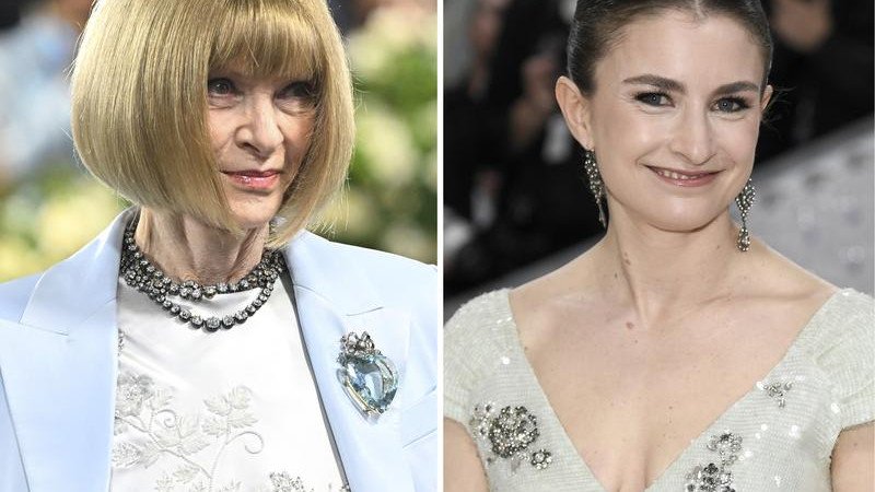 Anna Wintour has tapped Chloe Malle as her Vogue successor, but will remain in charge. (AP PHOTO)