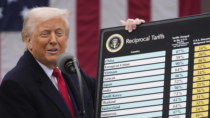 Australia will push to negotiate US tariff relief on the sidelines of an upcoming global summit. (AP PHOTO)