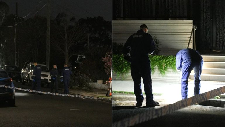 Melbourne man shot dead in driveway.