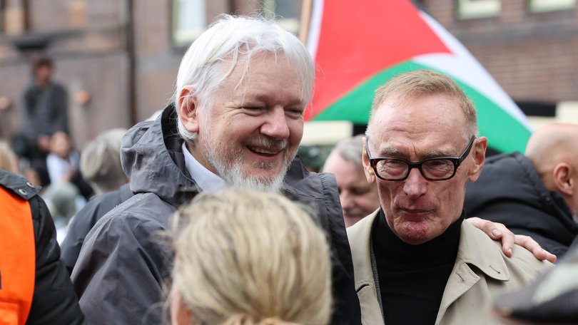 Former Labor foreign affairs minister Bob Carr (right) will attend the military parade in Beijing. Damian Shaw / NewsWire
