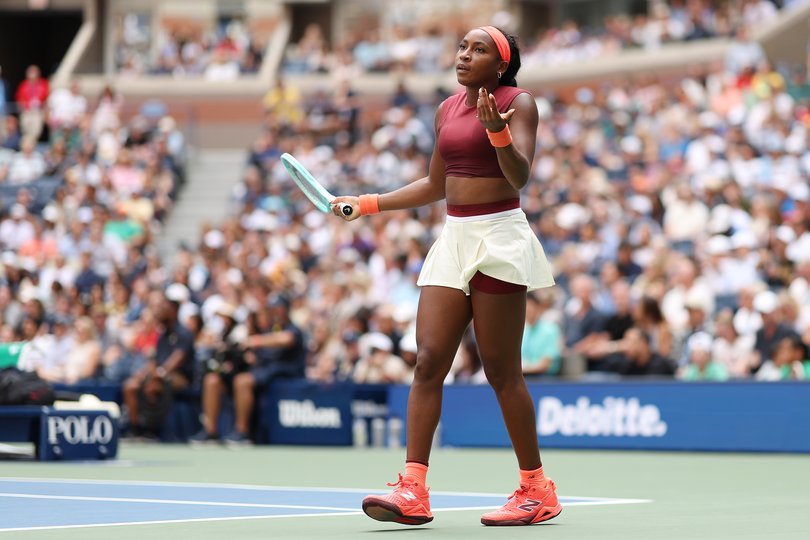 Coco Gauff wears New Balance.
