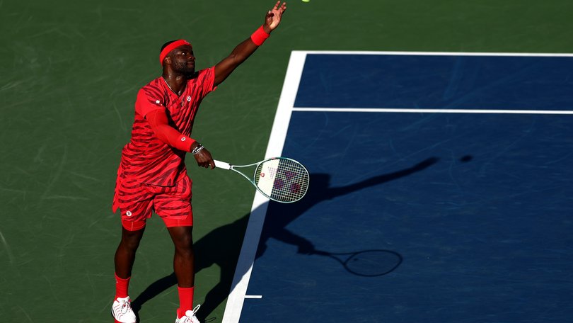 Frances Tiafoe wears Lululemon