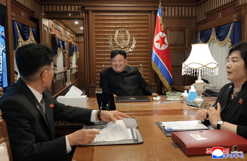 The North Korean leader departed on his private train to Beijing to attend celebrations marking the 80th anniversary of the victory of the Chinese People’s War of Resistance Against Japan.