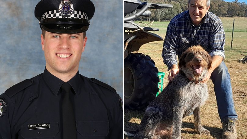 Senior Constable Vadim De Waart, 35, and Detective Leading Senior Constable Neal Thompson, 59, lost their lives after being shot by Freeman.