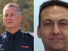 Mike Bush stood by manhunt efforts as the alleged cop killer remains at large.