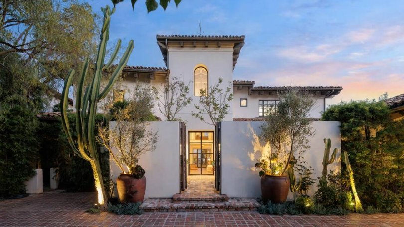 The 778-square-metre property is protected by security gates. Pic: Tyler Hogan.