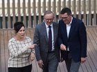 MELBOURNE, AUSTRALIA - NewsWire Photos SEPTEMBER 19TH, 2023: Australian Prime Minister Anthony Albanese, makes an announcement at the Royal Exhibition Building, wth Victorian Premier Daniel Andrews.