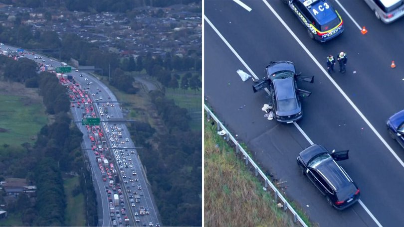 Traffic has struck the Princes Fwy at Berwick due to an emergency incident.