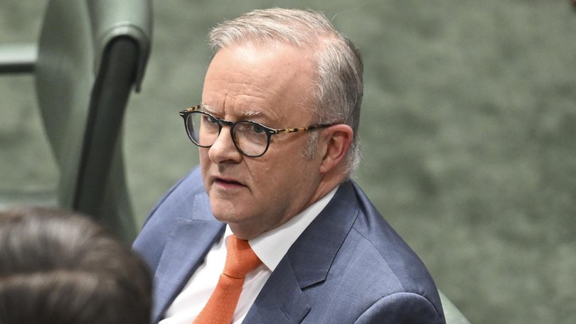 The former prime minister said Palestine had not done what was needed to be classified as a state by leaders including Anthony Albanese. Picture: NewsWire/ Martin Ollman