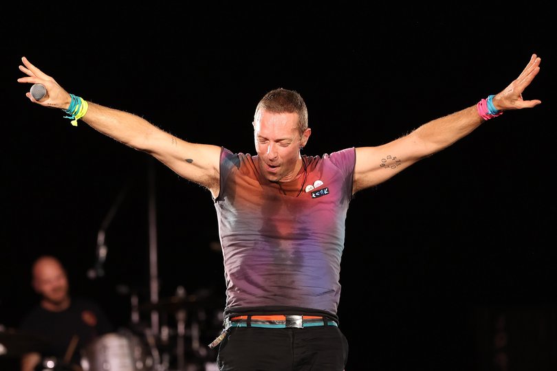 Chris Martin of Coldplay.
