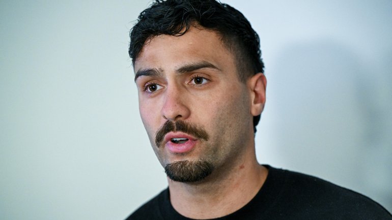 Adelaide Crows AFL player Izak Rankine.