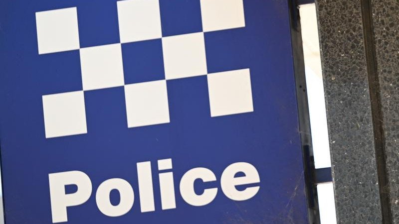 A truck has rolled into a gully after crashing.