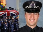 Senior Constable Vadim de Waart-Hottart has been honoured in an emotional farewell at the Victorian Police Academy.