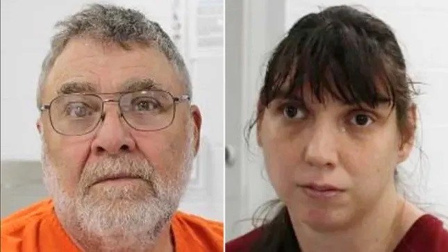 James Russell and Carly Kahl have been charged after allegedly holding their children captive.