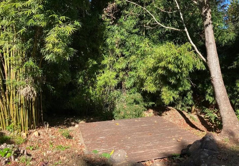 The meditation deck.