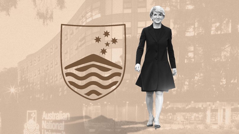 ANU Chancellor Julie Bishop’s presence back in Canberra has set tongues wagging at the university.