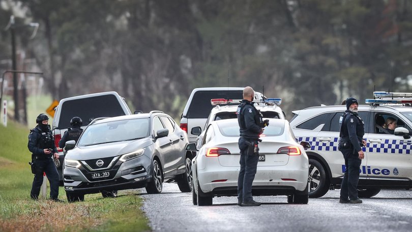 Hundreds of police officers and Australian Defence Force members have searched for self described sovereign citizen Dezi Freeman. Picture: David Caird /NewsWire