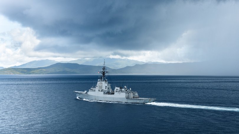 The HMAS Brisbane has attracted the Chinese military’s ire