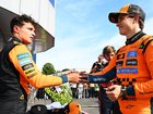 Lando Norris regained second when Oscar Piastri reluctantly moved over upon request.