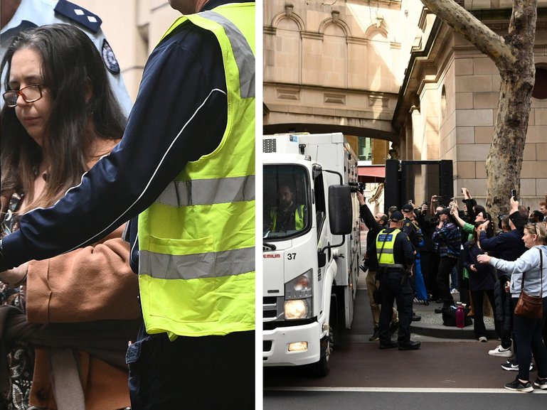 Erin Patterson has left the Supreme Court of Victoria after sentencing.
