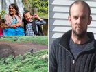 A desperate search is underway for fugitive Tom Phillips' two missing children.