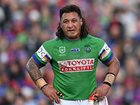 A training injury could rule Josh Papalii out of Canberra's NRL finals opener. (Lukas Coch/AAP PHOTOS)