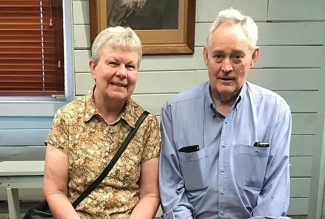 Heather Wilkinson (left) died after the lunch served by Erin Patterson, while her husband Ian Wilkinson (right) survived.