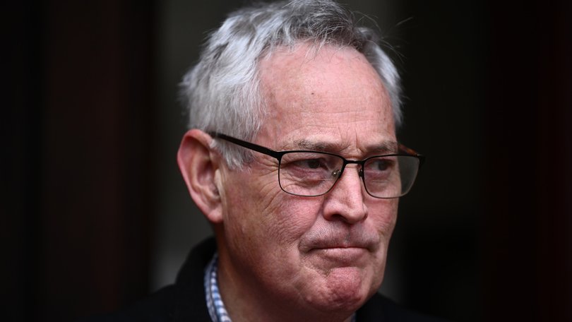 Ian Wilkinson speaks to media as he leaves the Supreme Court of Victoria.