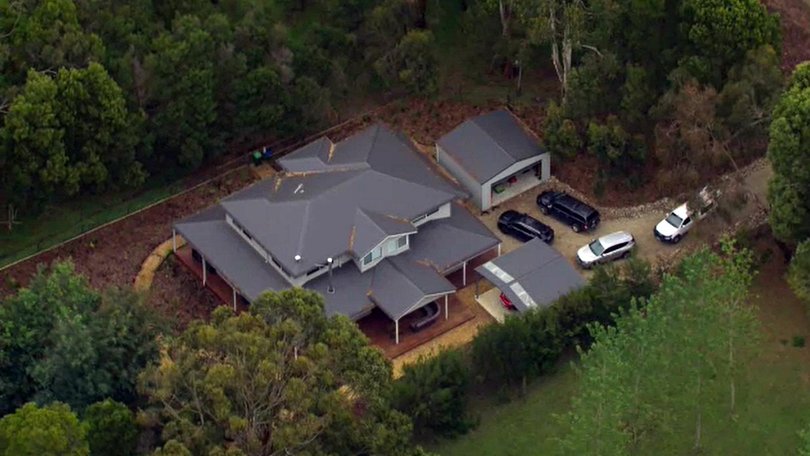 The Leongatha home sits on a sprawling hectare block.