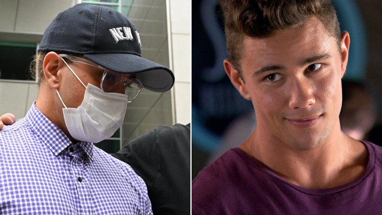 Former Home and Away star Orpheus Pledger is behind bars after threatening to kill a woman he had previously attacked