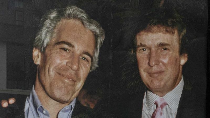 Donald Trump, who socialised with Jeffrey Epstein, has told why their relationship ended. (AP PHOTO)
